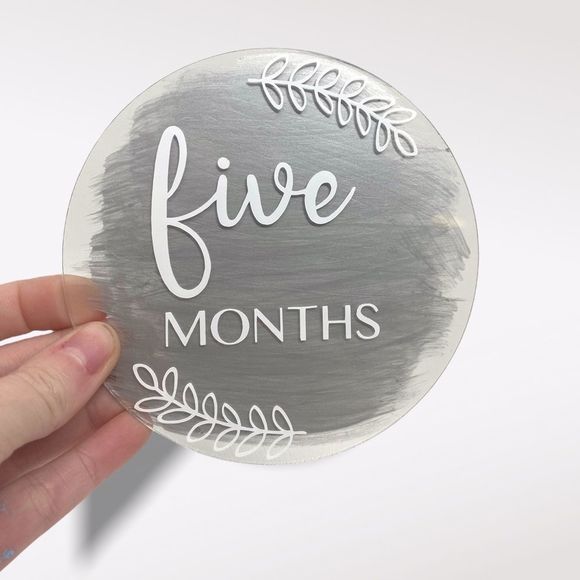 🆕 Baby Unisex Monthly Milestone Markers - Picture 6 of 8
